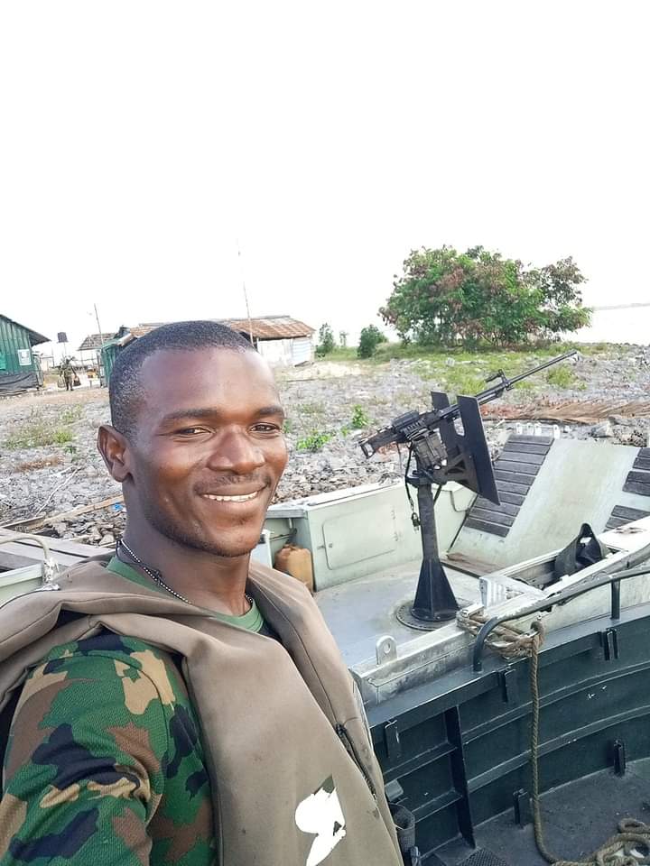 Dismissed Lance Corporal Ibrahim Adamu.  Courtesy of Ibrahim Adamu.