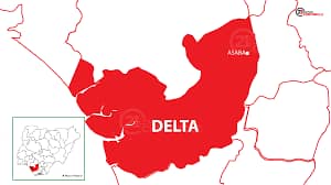 Map of Delta State, where herdsmen stand accused of land takeovers.