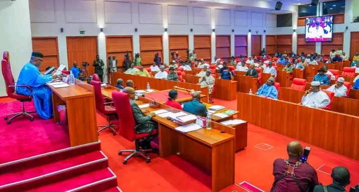 Nigerian senators during plenary. Credit: Nigerian Senate on Facebook.The Nigerian Senate expects President