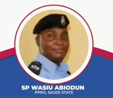 Superintendent of Police Wasiu Abiodun, Police Public Relations Officer, Niger state. Courtesy of Wasiu Abiodun.