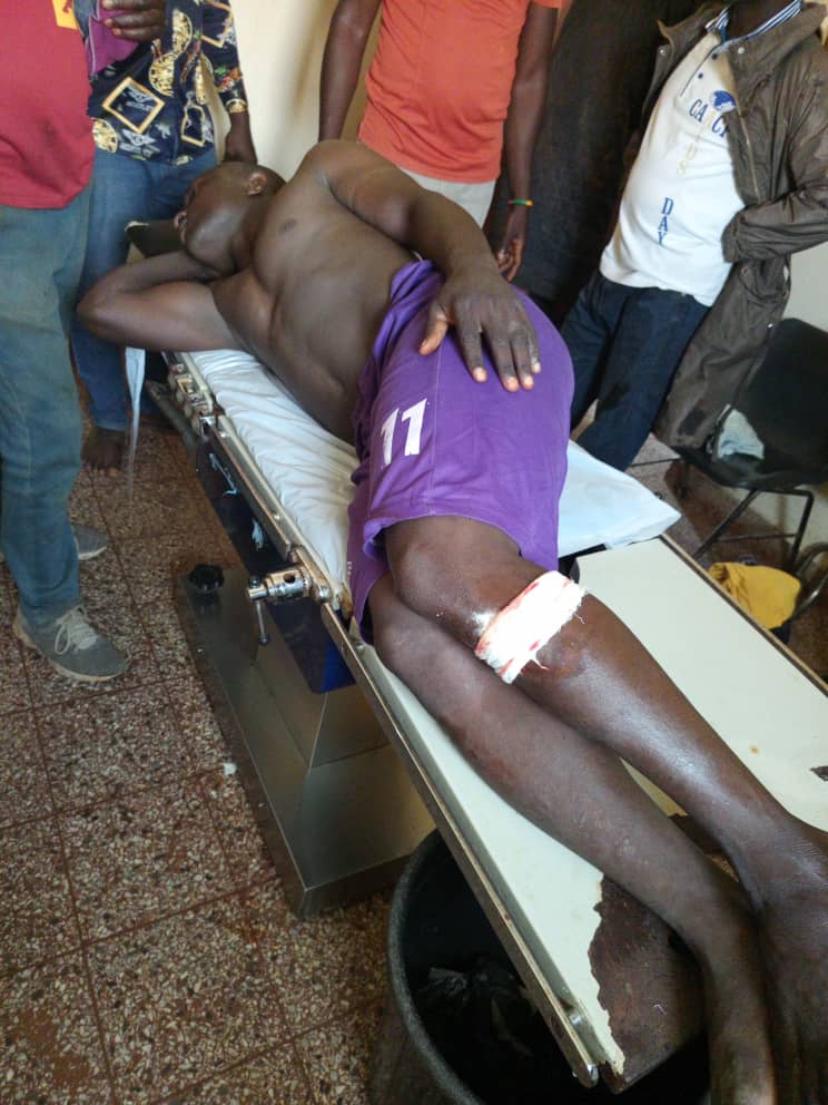 Victims of military shooting in Gyambwas on June 9 receiving treatment in hospital. Credit Plangji Gumwesh