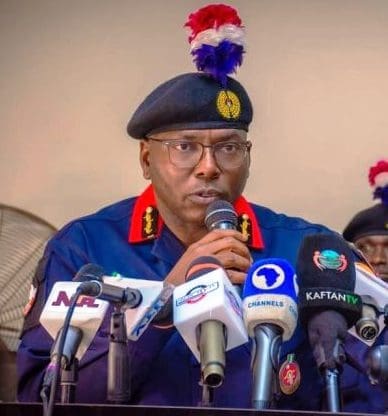 Commandant General of the Nigerian Security and Civil Defense Corps, NSCDC, Ahmed Abubakar Courtesy – NSCDC website