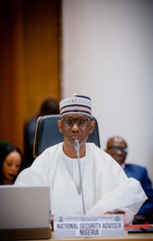 Malam Nuhu Ribadu, Nigeria's National Security Adviser. Picture Courtesy: NSA Media files