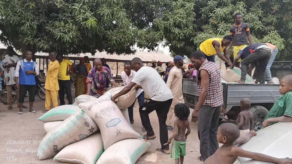 Equipping The Persecuted deliver Food Items To Conflict Areas in Taraba State. Photo by Mike Odeh James.