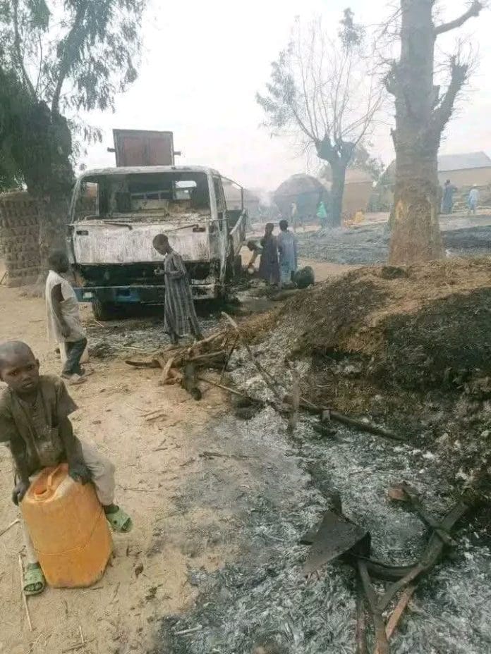 Devastation caused by Gulak and his men in Zamfara. 