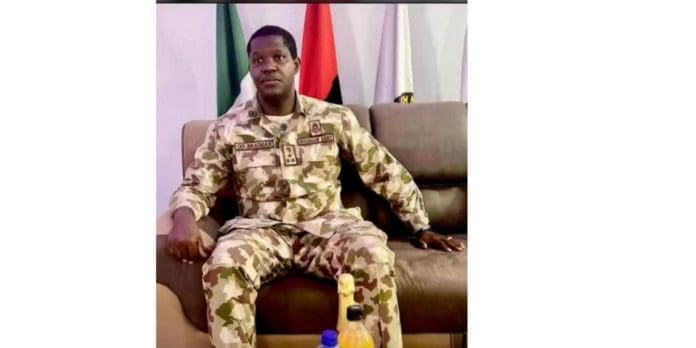 Brigadier-General O.O. Braimah reportedly died during the deadly attack early today. Photo from Nigerian Army.