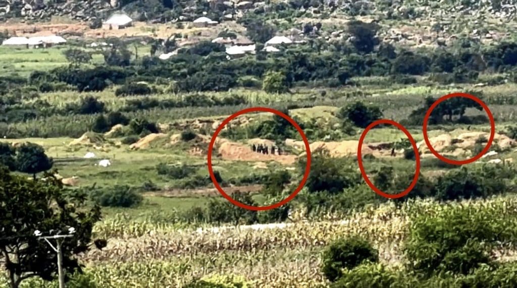 Armed Fulani attackers captured by TruthNigeria advancing to attack Dorowa Babuje village in Barkin Ladi county, Plateau State, on Sunday September 20, 2026