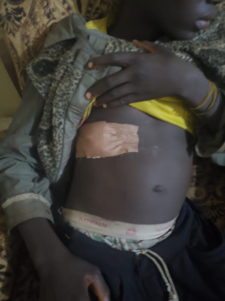 Survivors of Friday evening’s market shootings in Mangu, Plateau State undergoing treatment at a local hospital. Photos courtesy Jerry Datim